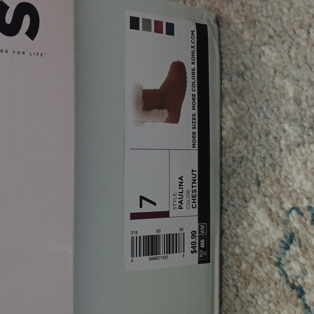 New in box, Sonoma boots size 7